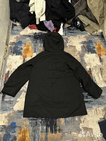 Пуховик Uniqlo Black Logo Over Оригинал