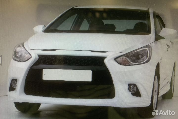 Тюнинг бампер solaris