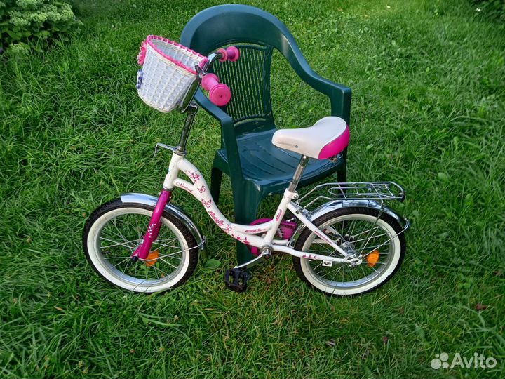 Детский велосипед Novatrack Butterfly 16