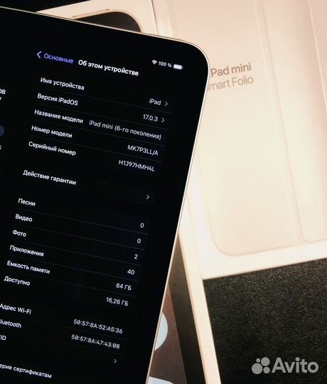 iPad Mini 6 64gb Wi-Fi