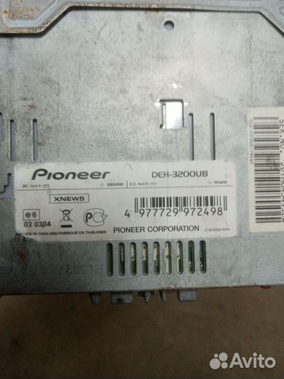 Магнитола pioneer