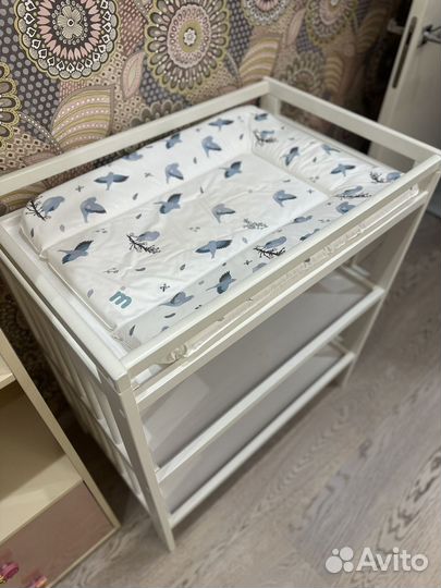 Пеленальный столик + матрас