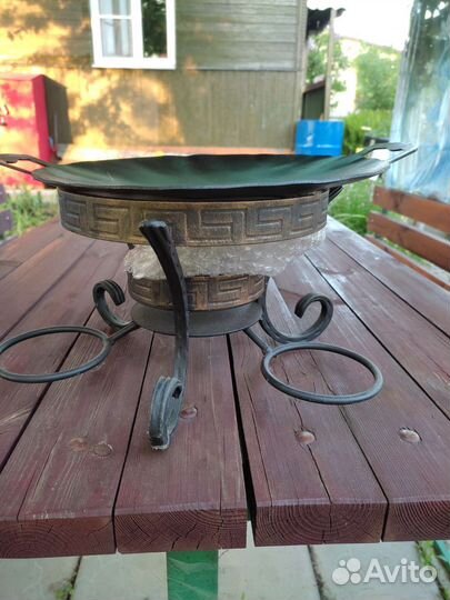 Садж для подогрева с подставкой