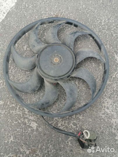 Вентилятор охлаждения Шевроле Авео