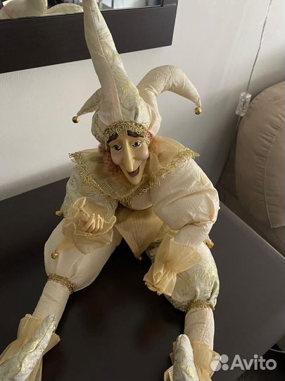 Кукла шут интерьерная