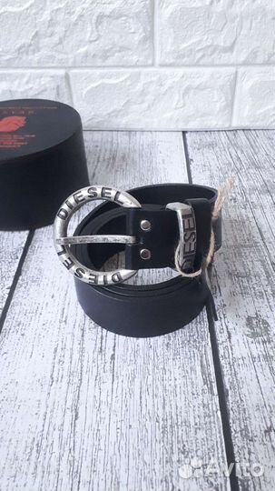 Мужской кожаный ремень diesel