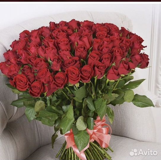 51 Роза, 101 роза, Букет Цветов, Доставка Роз