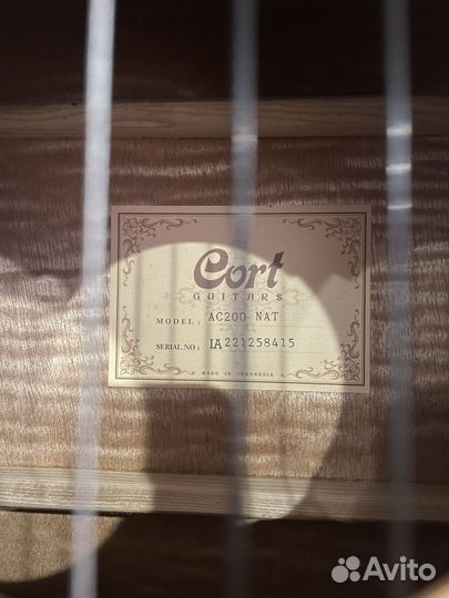 Классическая гитара Cort AC 200 NAT