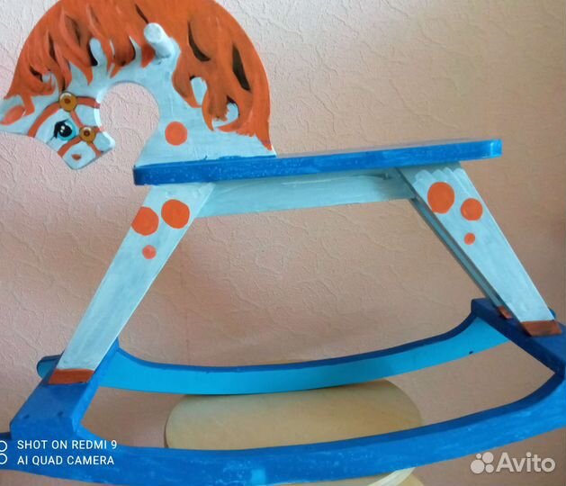 Деревянная лошадка игрушка