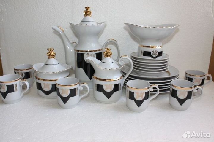 Кофейный сервиз Пегас и Золотой Пегас