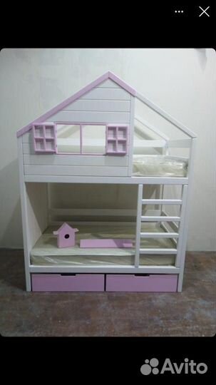 Детская кровать от 3 лет с бортиками с матрасами