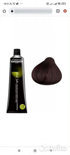 Краска для волос loreal inoa