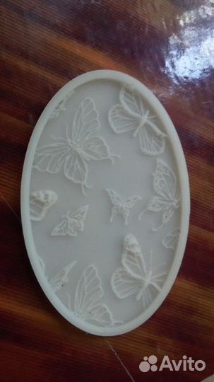 Силиконовый штамп овал 