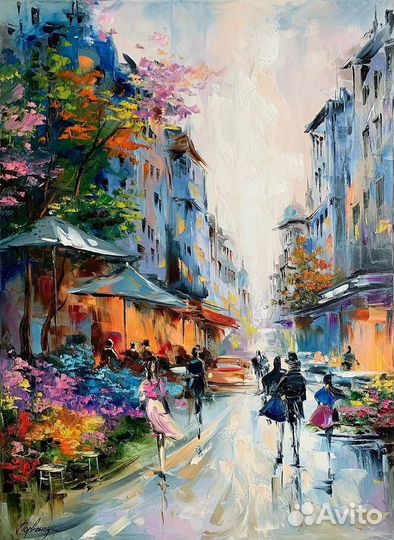 Картина абстракция