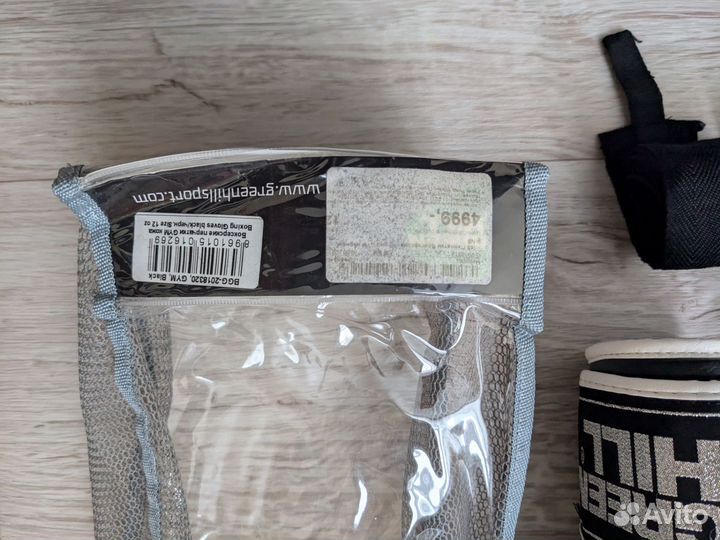 Боксерские перчатки 12 oz Green hill