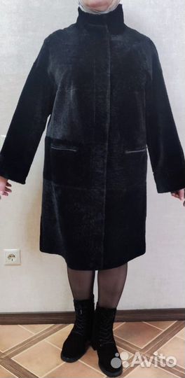 Пальто дубленка зимнее