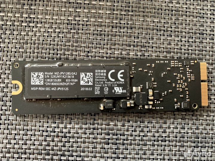 Ssd samsung 128 gb с адаптером