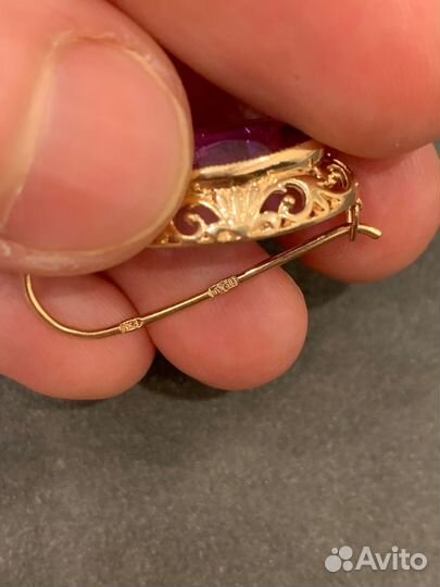 Серьги золотые 583 пробы СССР