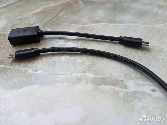 Кабель micro usb OTG