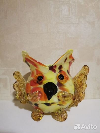 Декоративная ваза сова