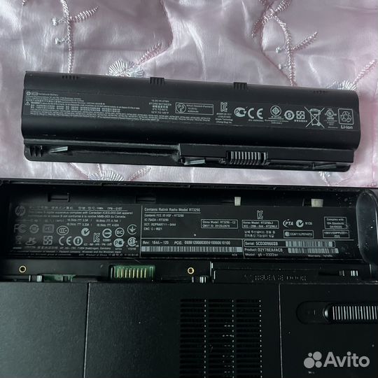 Ноутбук hp на запчасти