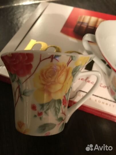 Кофейная пара (фарфор) - 2 шт