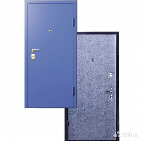Дверь металлическая порошок+ винилискожа