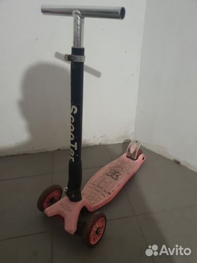 Самокат детский трехколесный бу