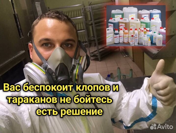 Уничтожение клопов и тараканов, дезинсекция