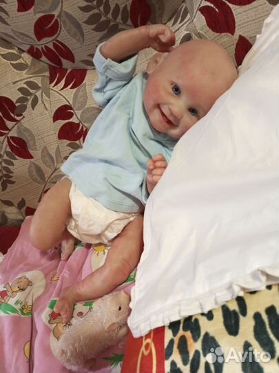 Кукла реборн ручной работы 55см