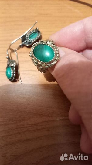 Серьги и кольцо СССР