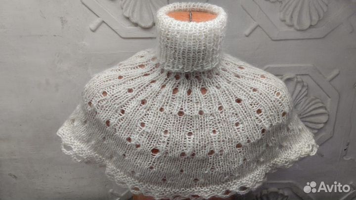 Воротник, манишка женская пуховая