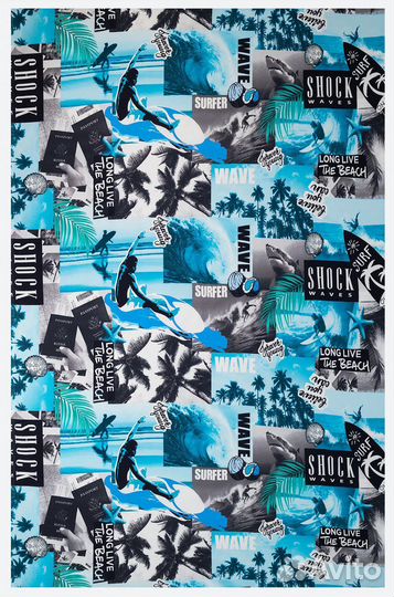 Пляжная вафельная простыня