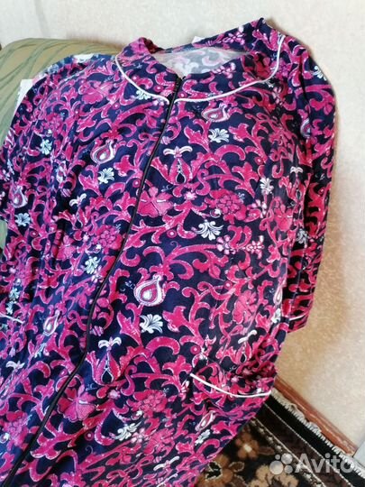 Халат велюровый женский