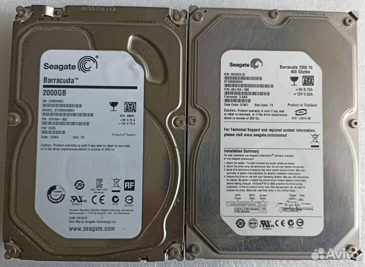 HDD диски на ремонт и запчасти