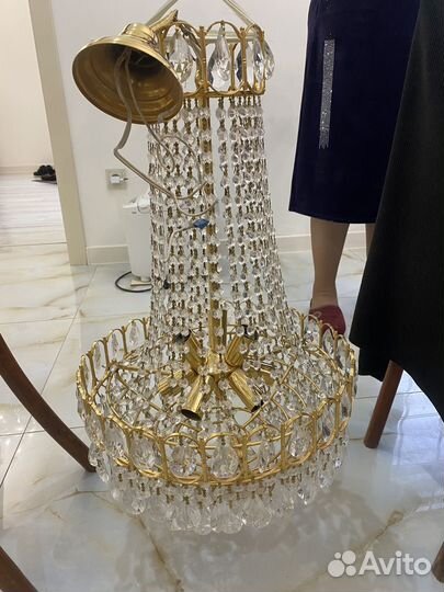 Люстра хрустальная