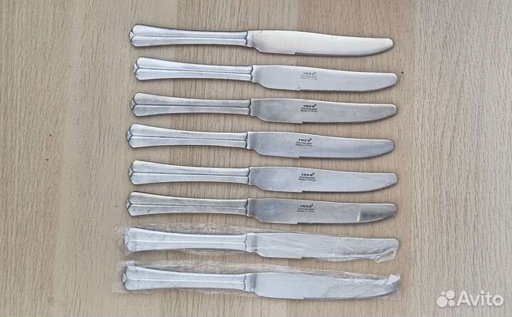 Ножи IKEA Свит 8 шт. + Одноразовые приборы