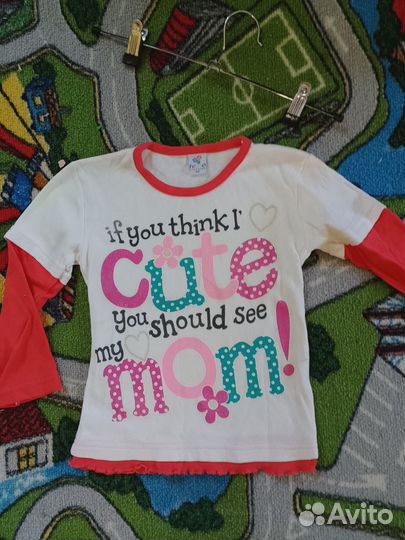 Одежда для девочки 100-104 см. Пакетом