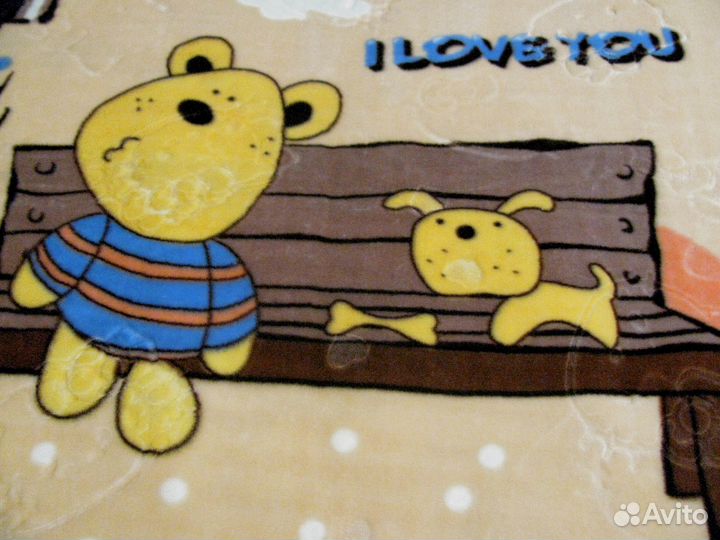 Плед велюровый детский