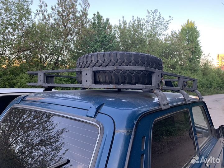 Экспедиионный багажник нива с противотуманками
