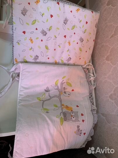 Бортики на кроватку