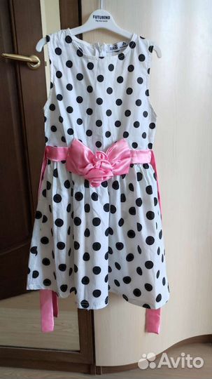 Летнее платье для девочки рост 104,110,116, 122см