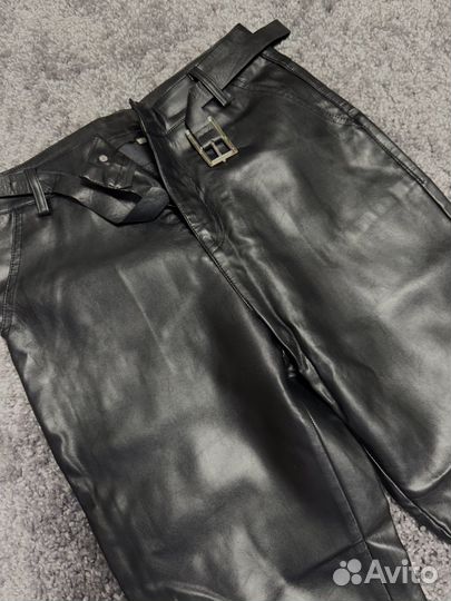 Брюки кожаные