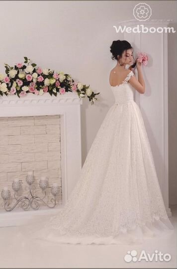 Свадебное платье,новое, Lady Vladi,44