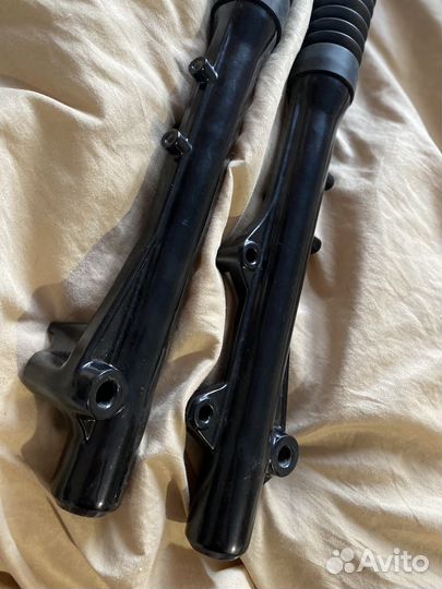 Перья передней вилки Storm indigo cross