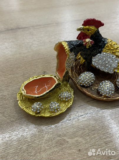 Шкатулки «Курочки» металлические
