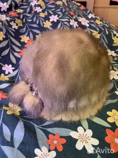 Шапка норковая женская