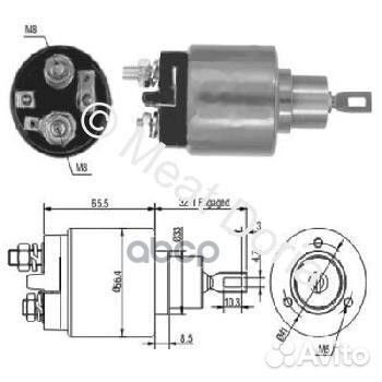 Реле втягивающее VW Golf II 1.6 TD Transporte
