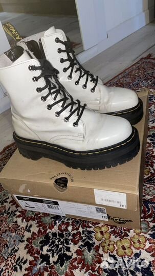 Dr Martens белые 1460 Jadon без меха