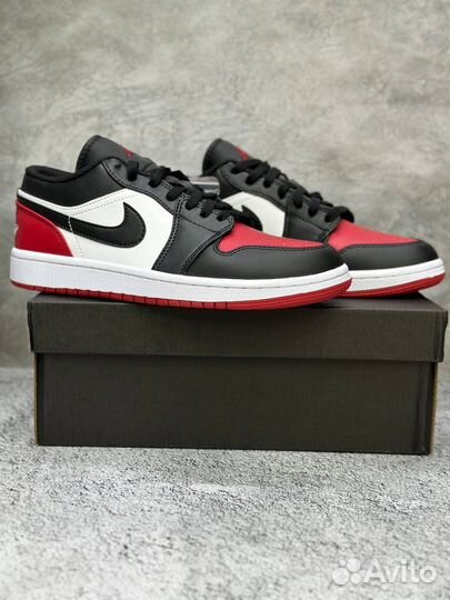 Nike Air Jordan 1 Low Bred Toe 2.0